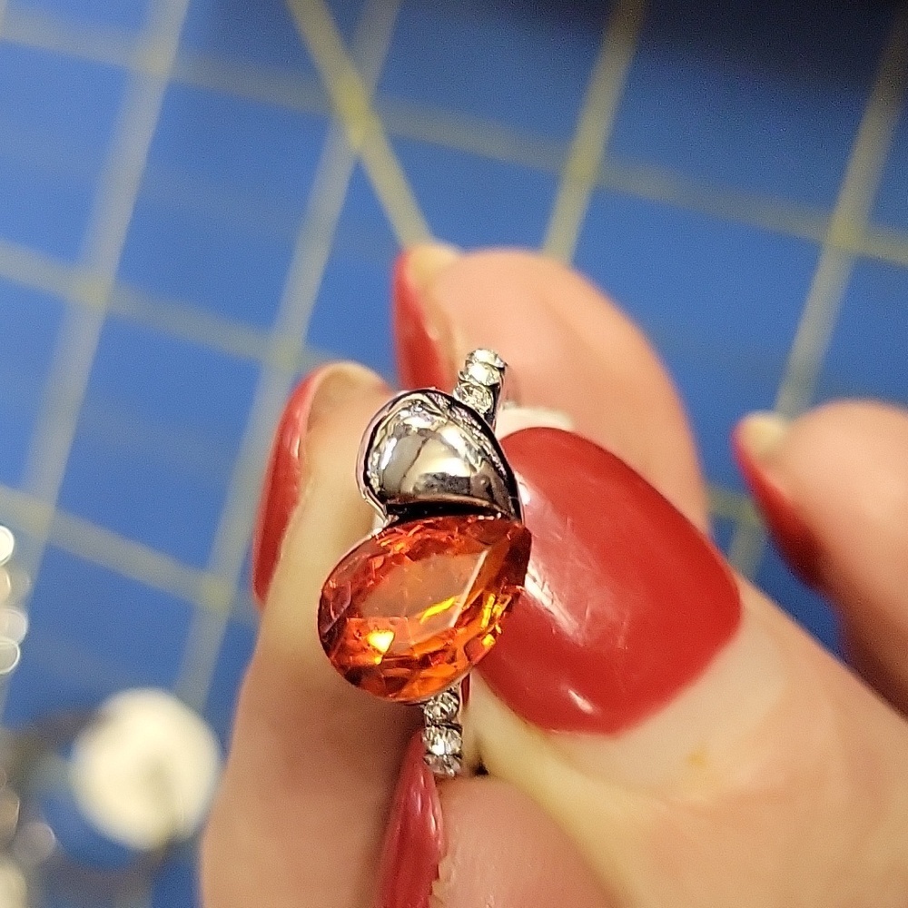 Beautiful Costume Jewelry Ring Size 6